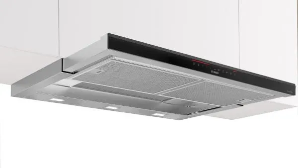 Bosch AccentLine DFS098K54 - Serie 8 Flachschirmhaube mit 5 Jahre Garantie, Edelstahl, 90 cm