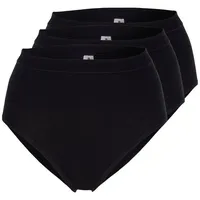 Pompadour Poesie Maxislip 3er Pack 7761-015, 40 Schwarz (PO-0050)