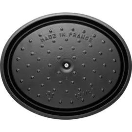 Staub Cocotte 27 cm oval graphitgrau