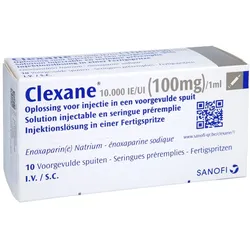 CLEXANE 10.000 I.E. 100mg/ml Inj.-Lsg.i.e.F.-Sp. 10 St