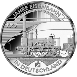 Deutschlands Klassiker der Euro-Gedenkmünzen: Starten Sie jetzt mit der 10-Euro Münze "175 Jahre Eisenbahn in Deutschland"!