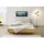 MASSIVMOEBEL24.DE Bett Fichte 160x200x85 natur gebeizt / geölt, Kopfteil beige FICHTELBERG #138