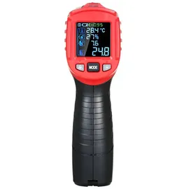 HABOTEST HT651D Digitales Laser-Pyrometer, Feuchtigkeitsmessgerät