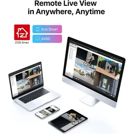 ZOSI 2MP Outdoor Schwarz