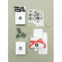 Rico Design Adventskalender Boxen weiß