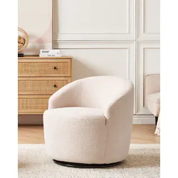 Sessel Bouclé Beige DAVIK