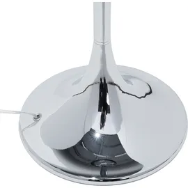 Beliani Stehlampe hellgrau