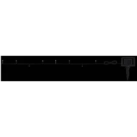 GLOBO Lichterkette Kunststoff 11,9 m 100x LED schwarz