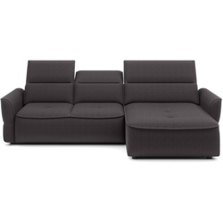 Ecksofa Murillo Stoff Grau Grey