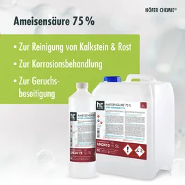 Höfer Chemie Gmbh - 2x 5 L Ameisensäure 75% Technische Qualität