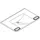 kwc aquarotter gmbh KWC Einzelwaschtisch, MEDCARE, MIRANIT, 850x150x550 mm, weiß/grau, Griff,