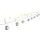 goobay LED Lichterkette 1 m Silber Warm-Weiß