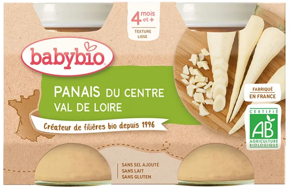 Babybio PANAIS DU CENTRE-VAL DE LOIRE dès 4 mois 260 g Aliment