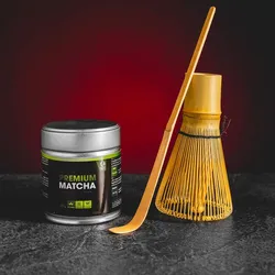 Kratom World Premium Matcha Tee 40g Matcha Set