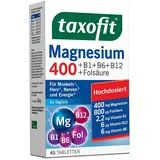 Taxofit Magnesium 400 + B1 + B6 + B12 + Folsäure Tabletten 45 St.