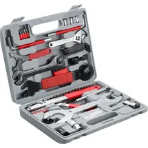 Tectake tectake® Fahrradwerkzeug 50-teilig, umfangreiches Set, für alle gängigen Modelle, inklusive Tragekoffer