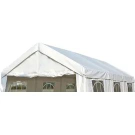 DEGAMO Ersatzdach / Dachplane für Zelt 3x6 Meter, PVC weiss 480g/m2, incl. Spanngummis