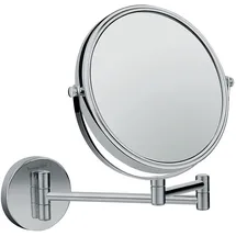 Hansgrohe Logis Universal Rasierspiegel schwenkbar, Make-up Spiegel, Chrom