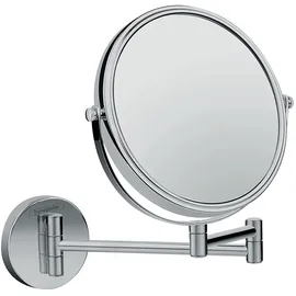 Hansgrohe Logis Universal Rasierspiegel schwenkbar, Make-up Spiegel, Chrom