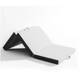 Klappmatratze Faltmatratze 15cm hoch, 10cm hoch Gel-Memory Schaummatratze in weiß, Vesgantti, Reisematratze mit waschbarem Bezug, mit zwei Griffe