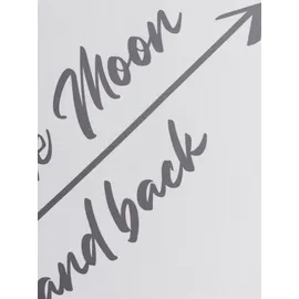 Heine Raffrollo 60 x 130 cm grau/weiß