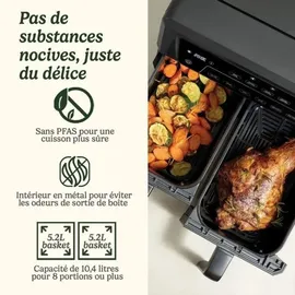 Cuisinart Airfryer AFD10OBLE schwarz