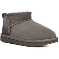 UGG Classic Ultra Mini Winterboots, Schlupfstiefel, Winterstiefel, Boots mit Lammfellfutter grau 33,5 EU (2 US)