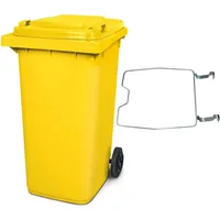 BRB-Lagertechnik BRB Mülltonne MGB 240 Liter, mit Klemmring für