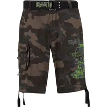 Brandit Textil Brandit Iron Maiden Savage Number of The Beast Kurze Hose / khaki / hellgrün 46
