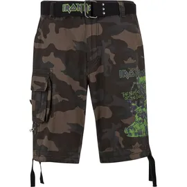 Brandit Textil Brandit Iron Maiden Savage Number of The Beast Kurze Hose / khaki / hellgrün 46