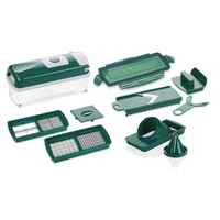 Genius Zerkleinerer Gemüseschneider Zerkleinerer Genius Nicer Dicer SMART Julietti 9-tlg. grün