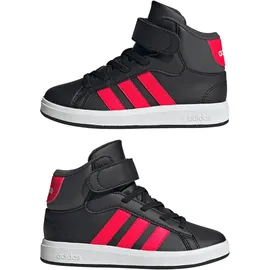 adidas Grand Court Mid Kinder Schwarz/Rot 39