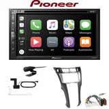 Autoradio Pioneer Apple CarPlay Android für Toyota Yaris silber ohne OEM Navi