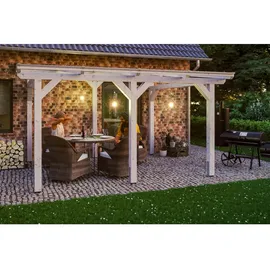 SKANHOLZ Siena 434 x 300 cm Leimholz Weiß