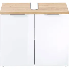 Germania Waschbeckenunterschrank PESCARA weiß, navarra-eiche 70,0 x 34,0 x 58,0 cm
