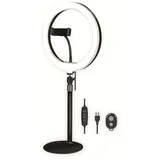 Logilink Ringlicht-Stativ schwarz 1 Stück