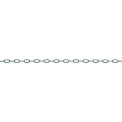 PÖSAMO Uhrkette vernickelt 1,6mm Ro.25m (130x60)
