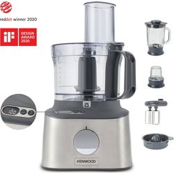 KENWOOD Kompakt-Küchenmaschine Multipro Compact+ FDM313SS, 800 W, mit integrierter Waage silberfarben