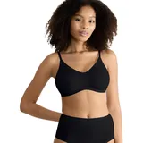 SLOGGI Go Daily Cotton Soft Bra, Schwarz, X-Large Damen