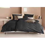 LeGer Home by Lena Gercke Bettwäsche "Anisa in Gr. 135x200, 155x220 cm oder 200x200", schwarz, B/L: 200cm x 200cm, 1 Stk., 2 Stk., Renforcé, B/L: 80cm x 80cm & 80cm x 80cm, 3 Stk.