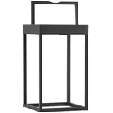 LUCANDE LED-Solarleuchte Lynzy, 38cm, schwarz, Metall, IP65 - schwarz,