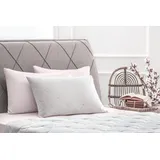 Yatas Bedding Baumwollkissen 40 x 80 cm Weiß