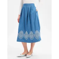 More & More A-Linien-Rock Damen Blau 40