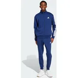 Adidas Sportswear Basic 3 STRIPES FLEECE TRACKSUIT, Dark Blue, L