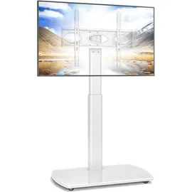 RFIVER TV-Ständer 32-65 Zoll höhenverstellbar schwenkbar 35 kg Weiß