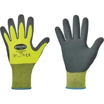 strongHand Handschuhe Flexter Gr.10 neogelb/grau EN 388 PSA II 12 PA