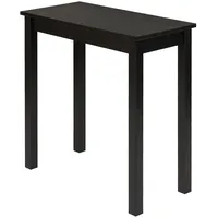 Hagge home Schreibtisch Schwarz, Holz, 75x75x38 cm, Arbeitszimmer, Schreibtische,