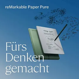 reMarkable Paper Pure – Tablet, Marker Plus und Sleeve Folio, Nebelgrün