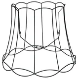 QAZQA Lampenschirm aus Metall schwarz 50/40 - Granny Frame