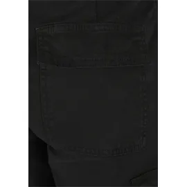 URBAN CLASSICS High Waist Twill Cargohose Schwarz 30